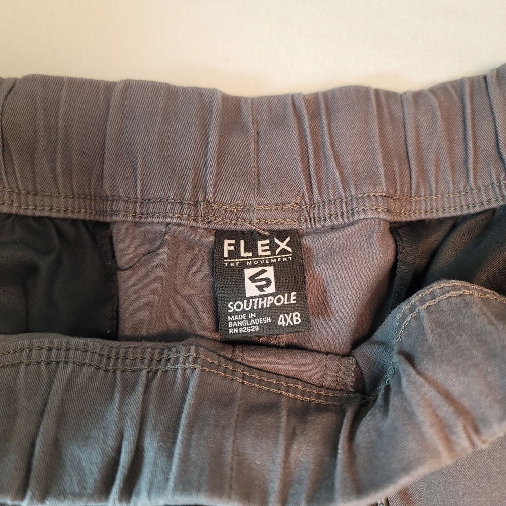 Southpole Men's Jogger Flex Movement Comfort Streetwear Athleisure Gray Size 4XB